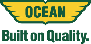 Ocean built on quality logo